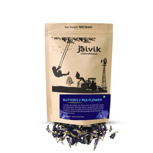 Butterfly Pea Flower Herbal tea Jaivik Uttarakhand